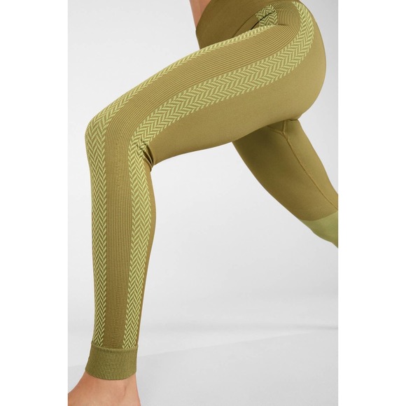 Fabletics High-Waisted Seamless Check Legging Size Small Thyme/Cool Mint Green - Picture 4 of 14